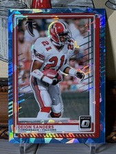 2025 Deion Sanders /15 Donruss Optic  #16 Throwback Blue Ice Falcons