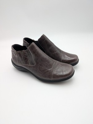 Romika Booties Womens Size 6.5 Brown Leather Slip On Ankle Comfort Shoes 37