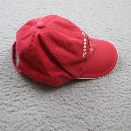 Tommy Bahama Golf Hat Cap Strap Back One Size Red Logo Marlin - Picture 2 of 6