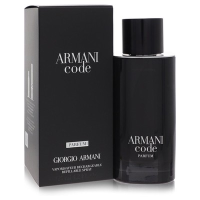 Armani Code by Giorgio Armani For Men Parfum Spray Relillable 4.2 oz