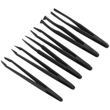  6PCS Precision Tweezer Set Plastic  Static T...