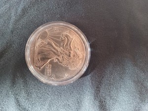 Moneda One Dollar Liberty De Cobre Color Plata