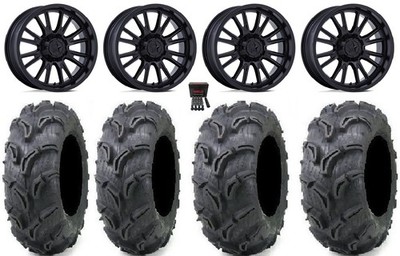 MSA ThunderLips 14'' Wheels Black 27'' Zilla Tires RZR XP 1000 / PRO XP