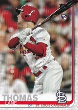2019 Topps Update #US227 Lane Thomas RC - Rookie Card ID:55807. rookie card picture
