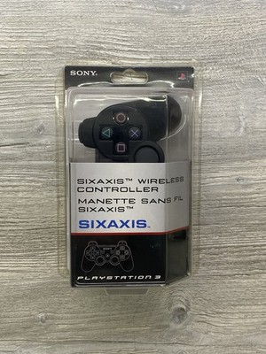 OEM Sony PlayStation 3 PS3 SIXAXIS Wireless Controller Black - BRAND NEW SEALED!