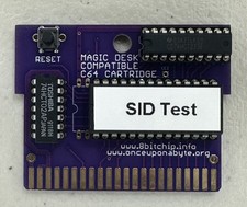 Commodore 64 SID Test Cartridge Sound Diagnostic C64 C64C C128 - Gold ENIG