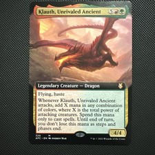 Klauth, Unrivaled Ancient (Extended Art) Commander: Adventures in the Forgotten