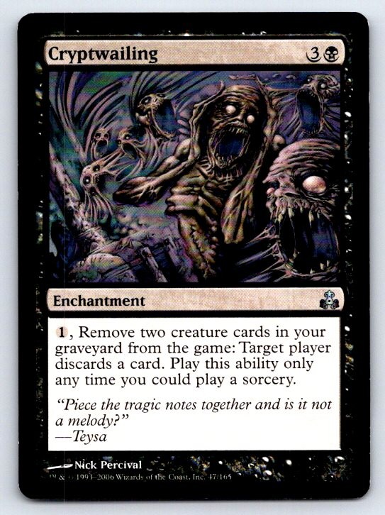 Cryptwailing Uncommon Guildpact Magic: The Gathering