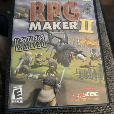 RPG Maker II (Sony PlayStation 2, 2003) Pre-owned Tested