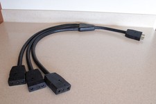 stage pin three-fer threeway splitter J.P. Nolan W-12-3 twofer wye