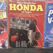 How To Rebuild Your Honda Car Engine By Tom Wilson 1987 Trade Paperback
