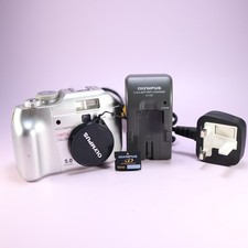 Olympus Digital Camera Camedia C-5000 Zoom 5.0MP Silver Tested W/ Charger and xD