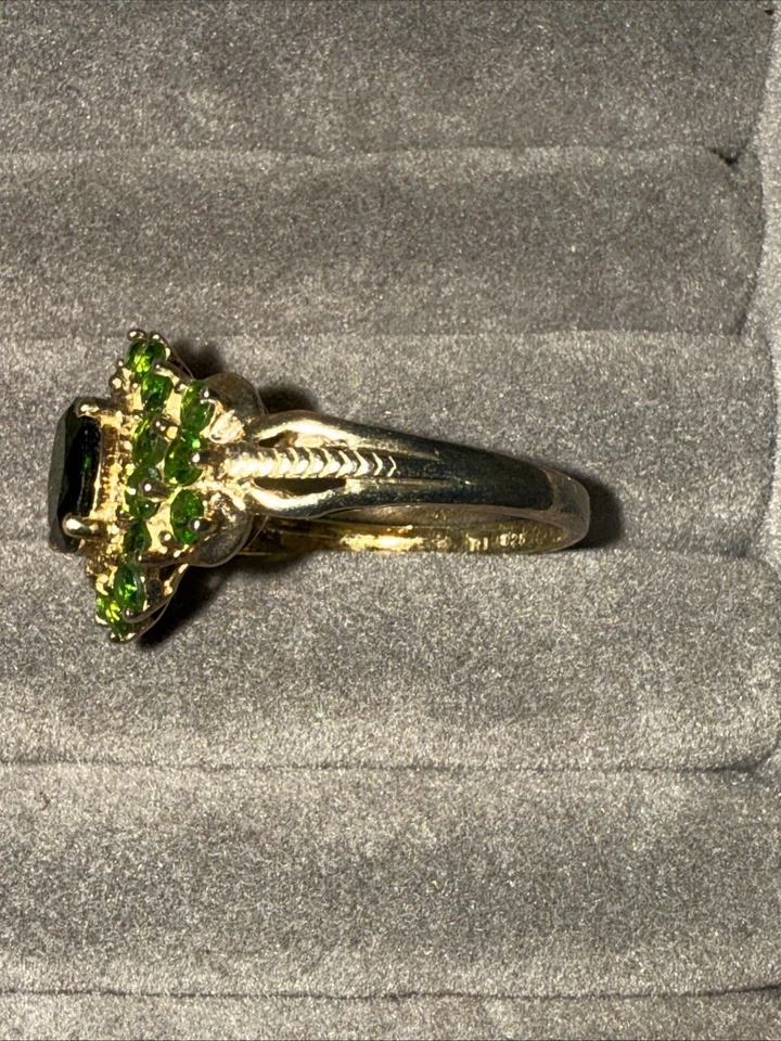 Chrome Diopside Sterling Ring Size 10 - Image 3 of 4