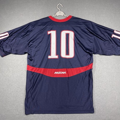 VTG Arizona Wildcats Jersey Mens XXL 2XL Navy Blue #10 Mike Thomas Nike Football - Picture 6 of 11