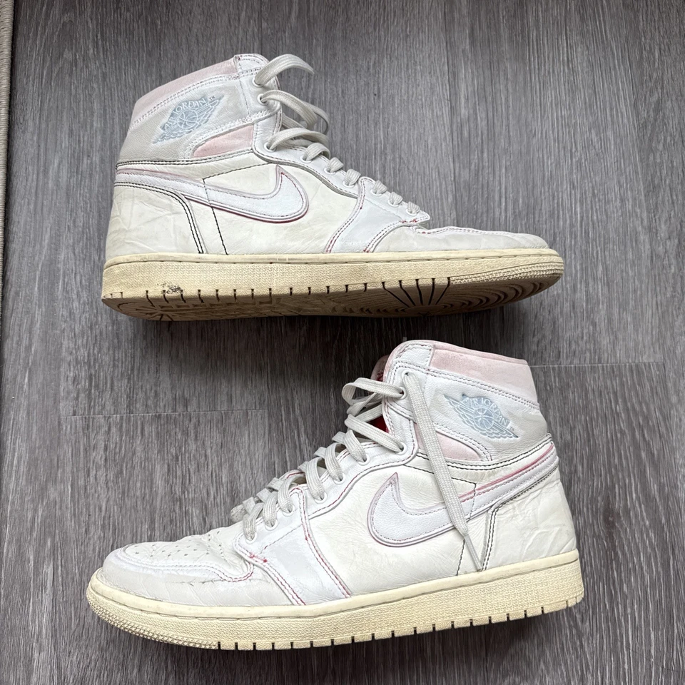 Talla 11 - Air Jordan 1 Retro OG Alto Phantom Rojo (Personalizado) Foto 3 de 4