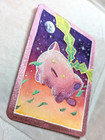 Pokemon: Hoppip Card - OOAK ACEO Iridescent & Metallic Watercolor Card — photo 4