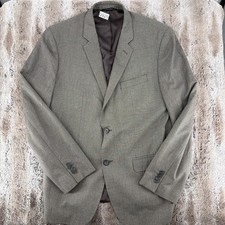 Banana Republic Men  s Tailored Fit Blazer Patterned Brown Premium Sport Coat 44R