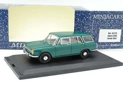 Eligor - 1:43 - Simca 9 messagère Banania Peugeot 403 break