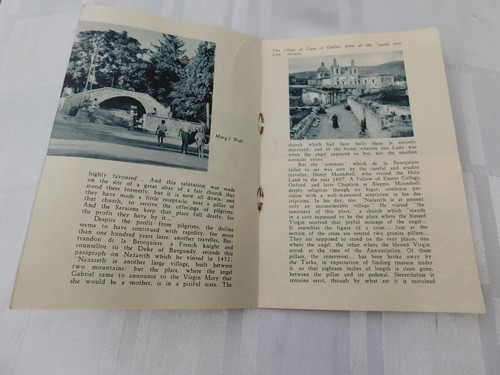 Vintage Nazareth Tour Guide Book 1950's Israel - Picture 2 of 4