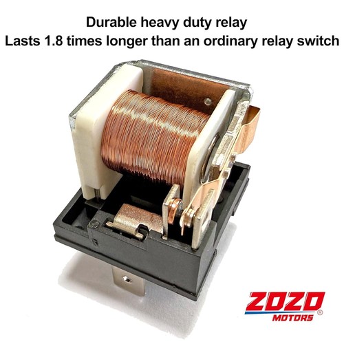 Dual Electric Fan Relay Kit with Waterproof 40A Thermal Sensor & Wiring Diagram - Picture 4 of 9