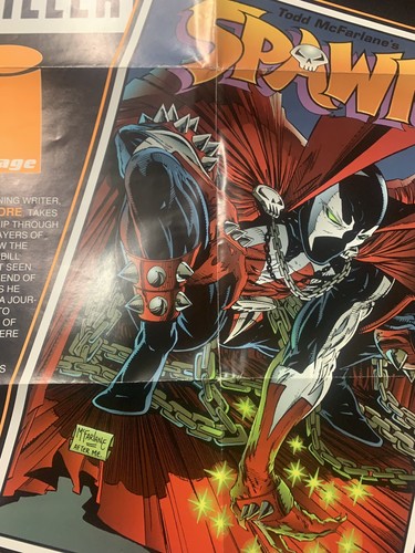 Original Promo Poster 1992 Spawn 8 Autographed by Frank Miller BAS 25.5x17 - Picture 6 of 7