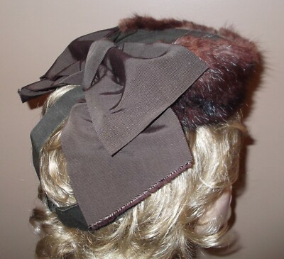 Elizabeth Ford Brown Vintage Pillbox Hat Elizabeth Ford | Accessories | Elizabeth Ford Brown Vintage  main image 4