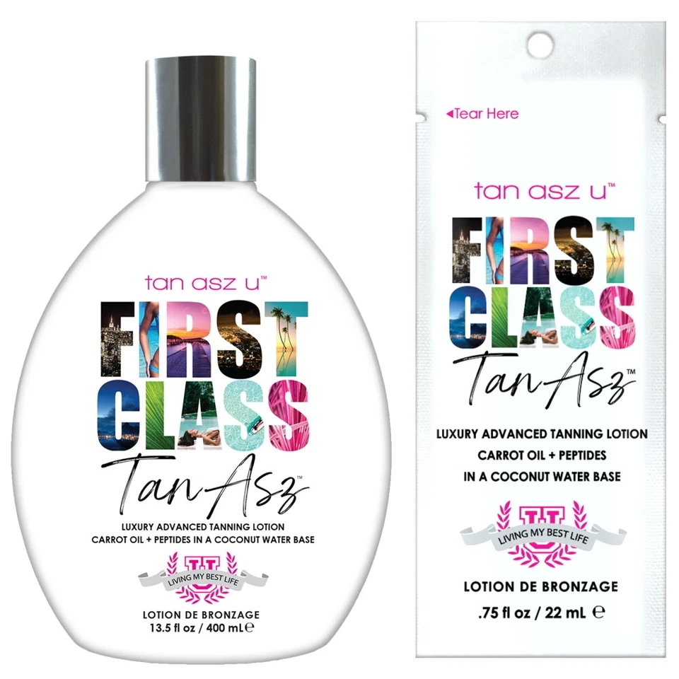 Tan Asz U First Class Luxury Tanning Accelerator sunbed lotion cream Tan Inc