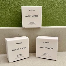 LOT OF 3 - BYREDO Gypsy Water - JUMBO 3.5 OZ / 100g soap bar - 10.5OZ TOTAL