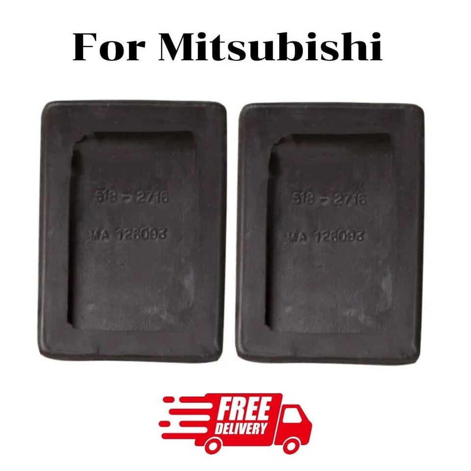 2x Pastillas de pedal de freno de embrague para camioneta Mitsubishi Mighty Max L200 1987-1996 Foto 3 de 4
