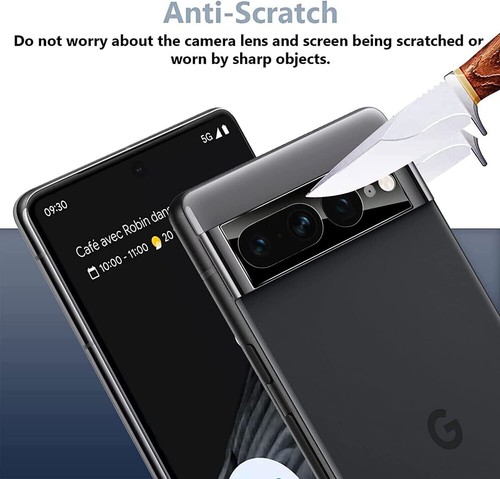 Camera Lens Protector Glass For Google Pixel 7 Pro Full 3D Cover Curved - Picture 12 of 12
