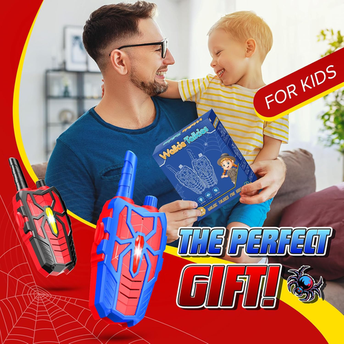 Spider Walkie Talkies, Toyokid Toys for 312 Year Old Boy Girls Gift