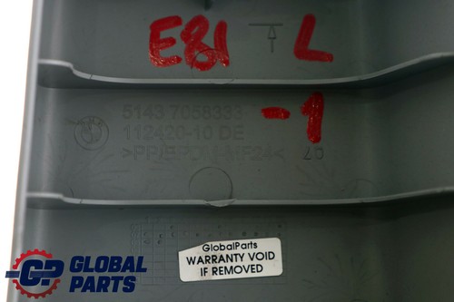BMW 1 E81 pannello pilastro B sinistro grigio Alaska 7058333 51436978519 6978519 - Foto 8 di 10