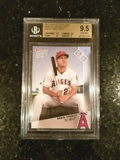 2017 Topps Now Road to Opening Day Mike Trout SP /85 Graded Gem Mint 9.5 OD-167