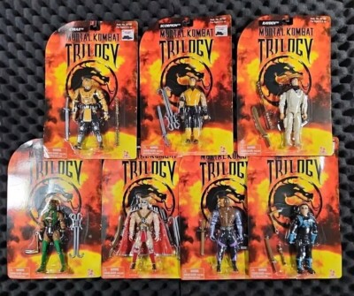 Toy Island Mortal Kombat Trilogy 5in Figures 1996 Set Sealed New
