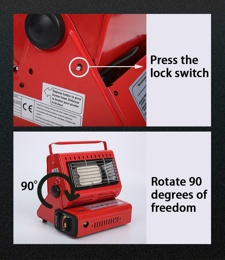 Camping Emergency Butane Heater Double Coherent Heat Source Survival Tools  | eBay