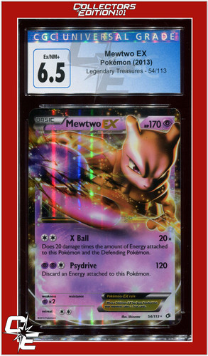 Mewtwo-EX graded CGC 6.5 for sale on eBay