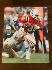 Patriots Stanley Morgan Autographed 8 x10 Photo