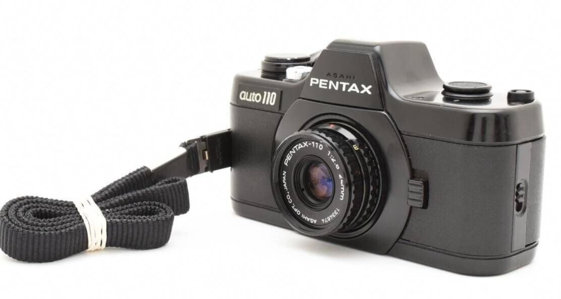 Digital Pentax 110 Pentax Auto 110 Film Camera With Two Lenses