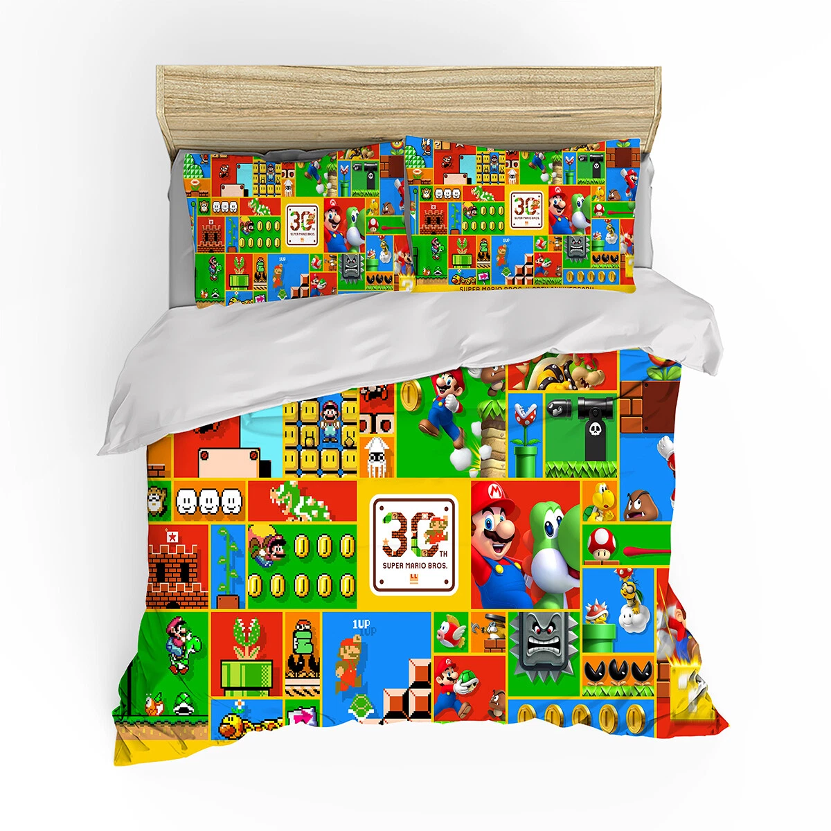 Super Mario Bedding Set, Gift for Friends