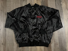 Vintage Mohegan Sun Wolf Satin Jacket SIZE 2XL MADE IN USA