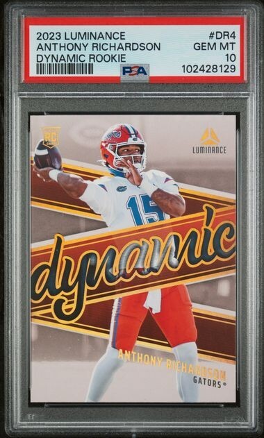 Anthony Richardson Panini Luminance Dynamic Rookies #DR4 Base