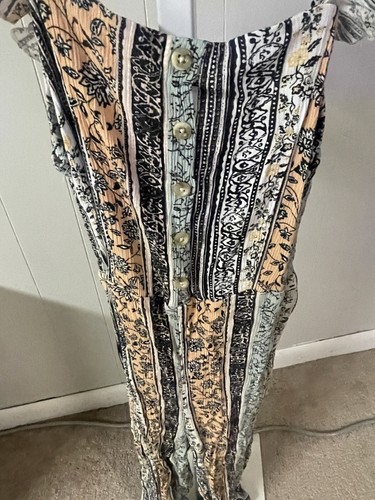 Art Class Floral Girls Pants Romper - Picture 2 of 5