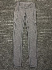 Lululemon Speed Up Legging Yoga Pants Size 2 Heathered Gray Athleisure EXCELLENT