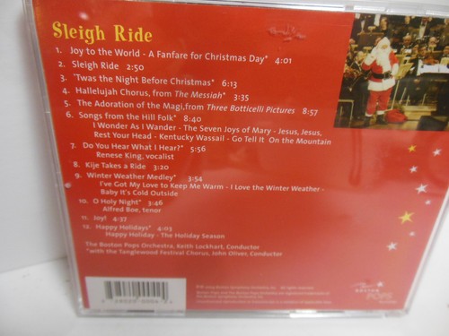 Schlittenfahrt CD von Boston Pops Orchestra Lockhart Weihnachten - Bild 2 von 2
