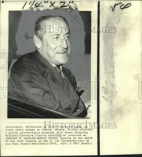 1967 Press Photo Greek millionaire Stavros Niarchos cleared in wife's death