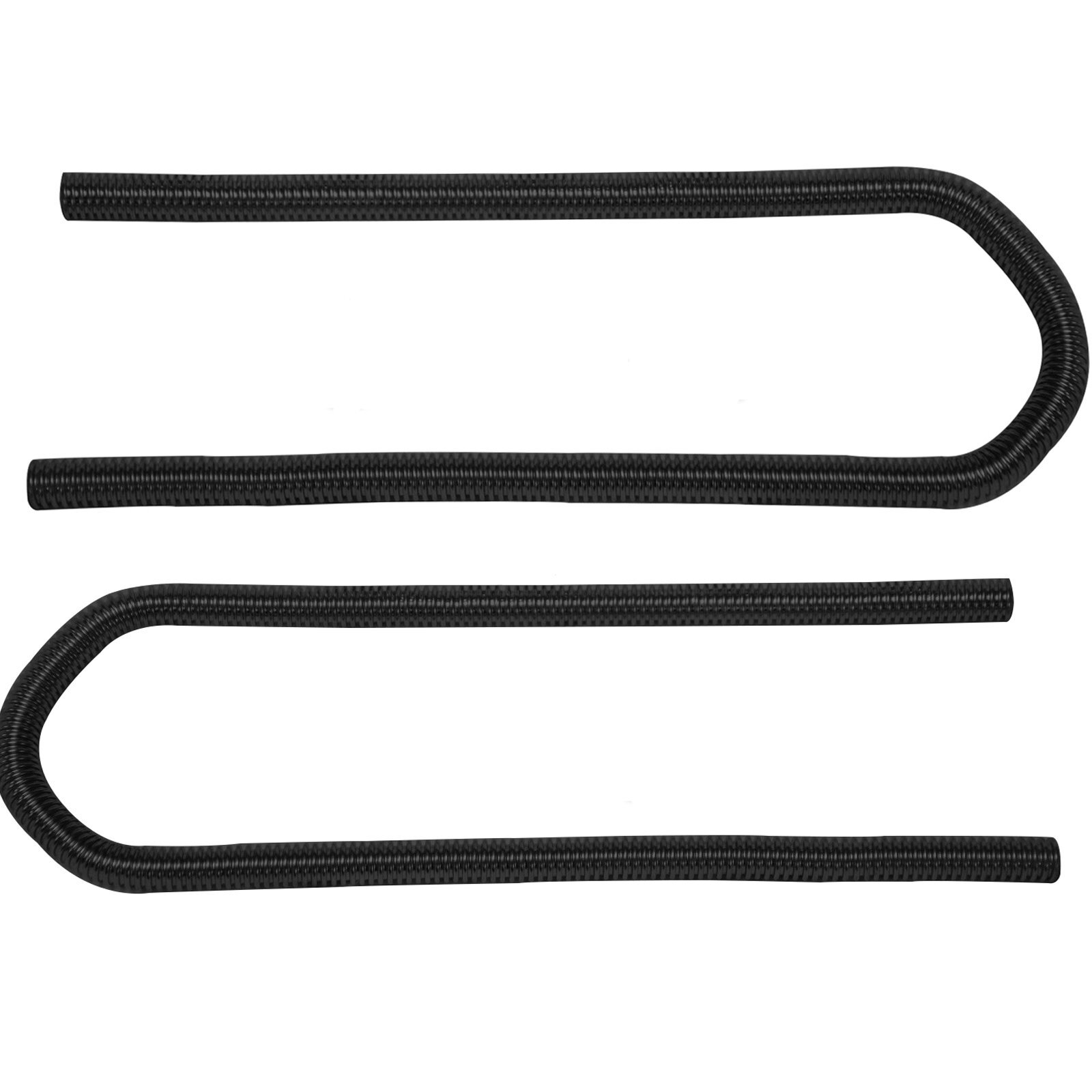 Aluminum 44" Caps w/ Chrome Stainless Steel Universal Heater Hose Set Black eBay