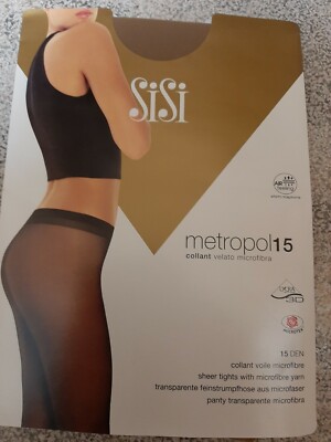 SISI Collant Donna Miss 15 Denari Velato Setificato Calza Elasticizzata - Foto 5