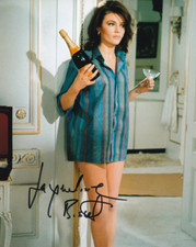 JACQUELINE BISSET signed Autogramm 20x25cm JAMES BOND in Person autograph CASINO