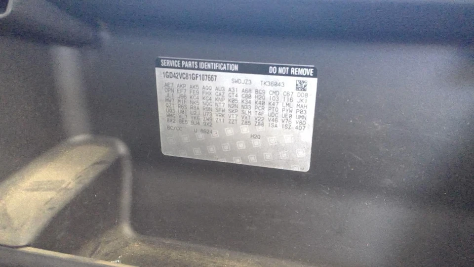 Conjunto de portador diferencial usado se adapta a: camioneta GMC Sierra 3500 2016 eje delantero Foto 3 de 4