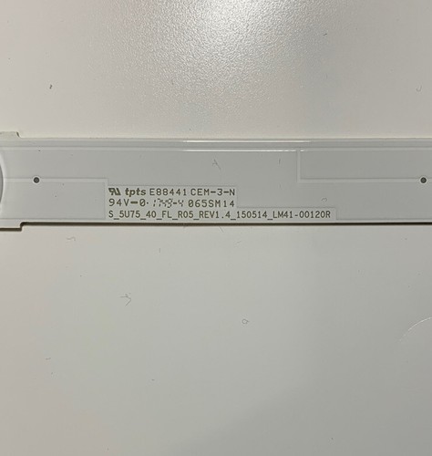 BARRA LED LM41-00120R SAMSUNG UE40JU6400 UE40KU6000K UE40MU6120K UE40JU6510U - Foto 2 di 3